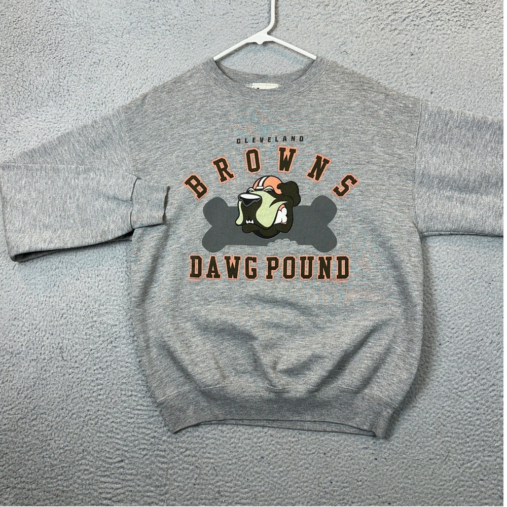 Vintage Cleveland Browns Lee Sport Sweatshirt Mens XL Gray Crewneck Made In USA